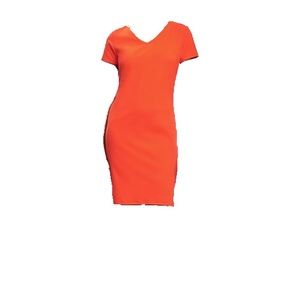 NWT XL Old Navy orange t-shirt cotton dress